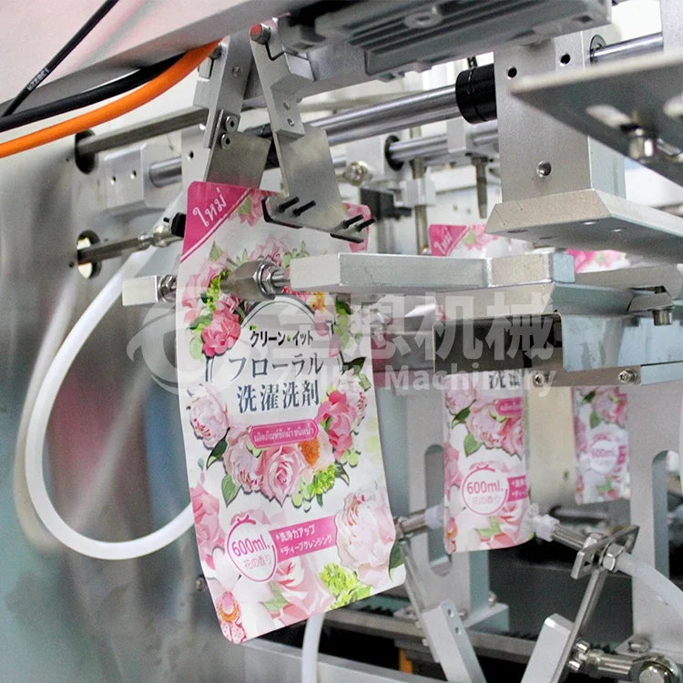 Automatic Liquid Stand Up Pouch Ketchup Doypack Packing Machine Sauce Filling Premade Bag Packaging Machine