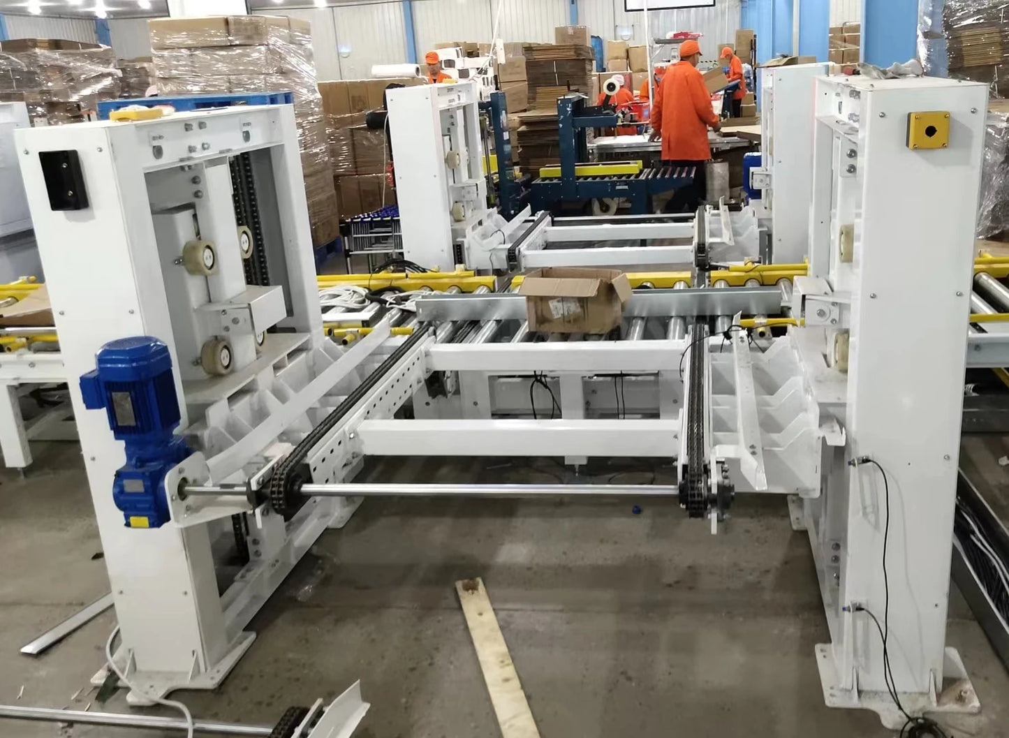 pallet conveyor systems with Pallet Ground Lifter for pallet checkpoints for maximising productivity in the facility