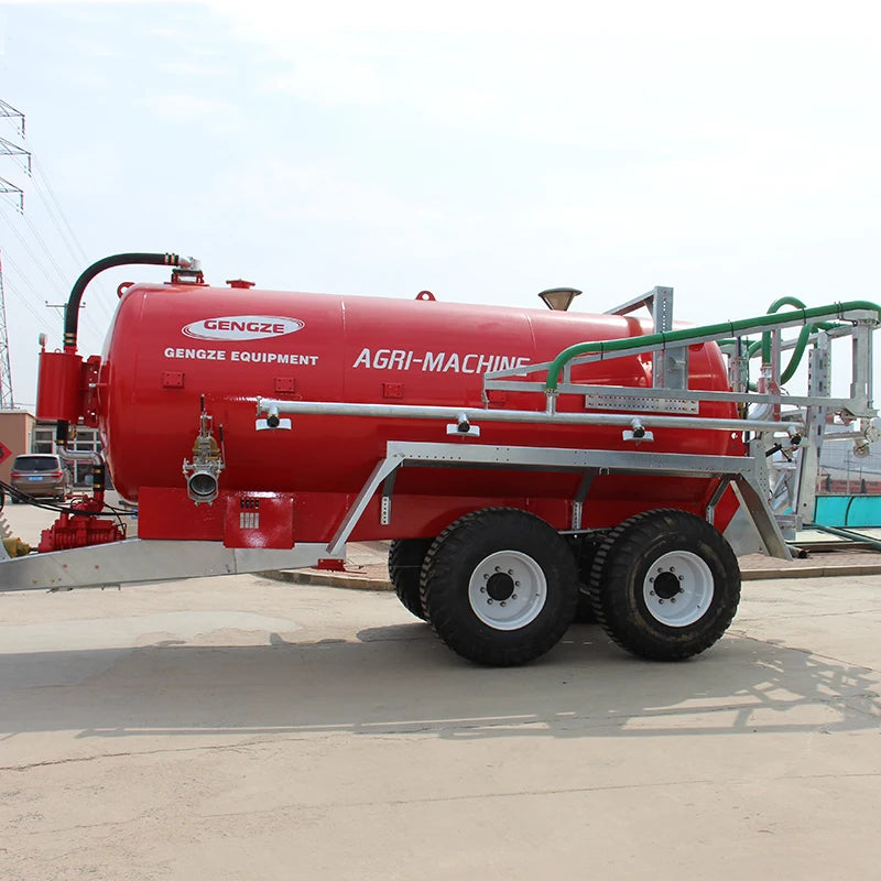 High Efficiency Liquid Manure Fertilizer Spreader Trailer Slurry Spreading Machines