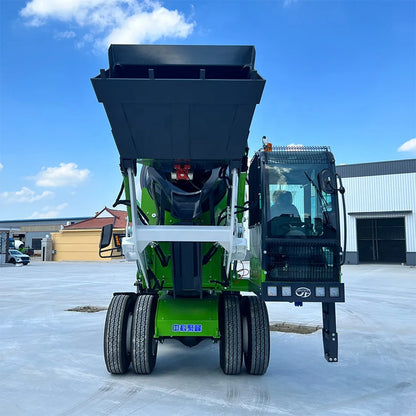 SQMG new mobile self loading concrete blender truck CE ISO  2.6 m3 4X4 self loading mixer truck on sale
