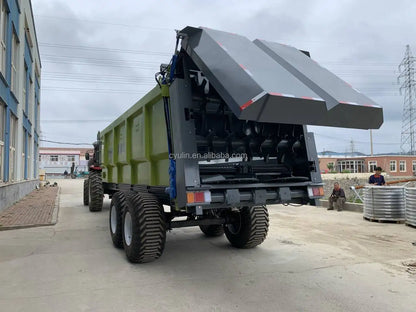 2024 factory hot sell Livestock manure organic fertilizer treatment equipment Dry manure spreader