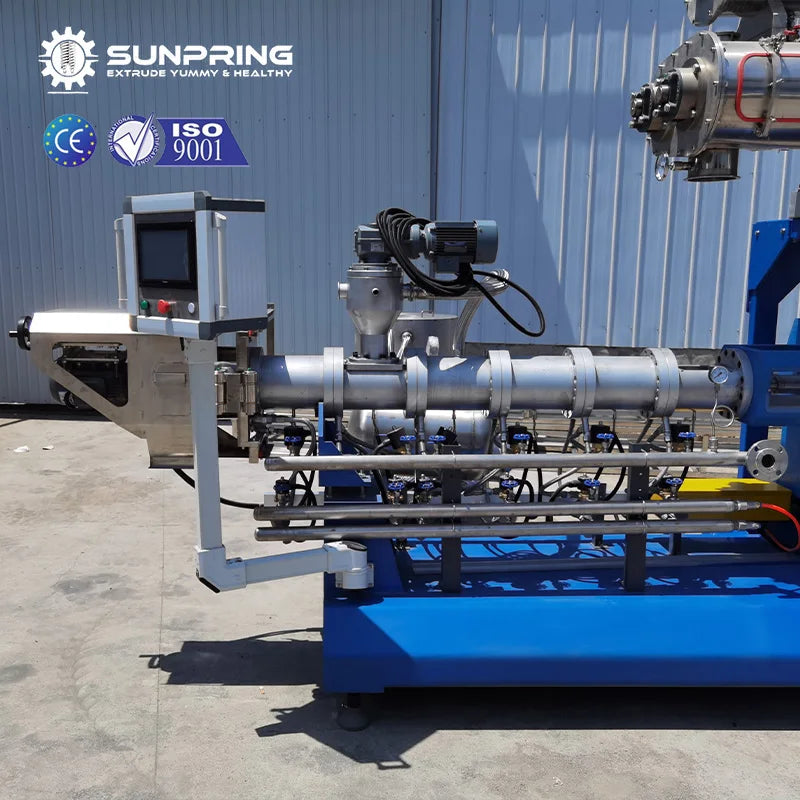 SunPring fish food extruder fish feed pelletizer floating fish feed extruder