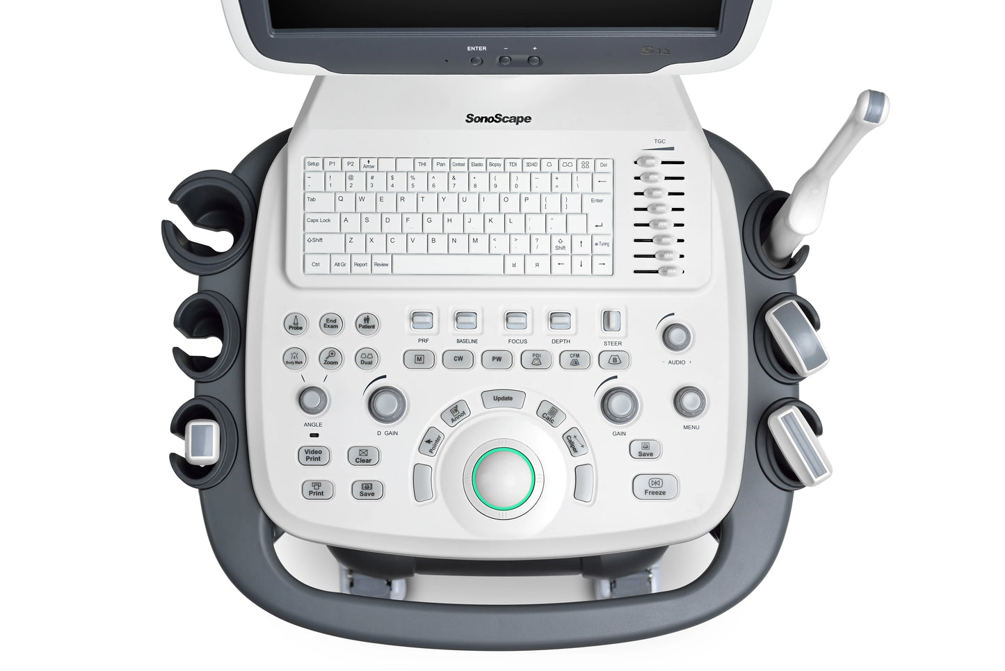 SonoScape S12 digital 3D/4D medical ultrasonic diagnosis system echocardiography machine ultrasound echo machine