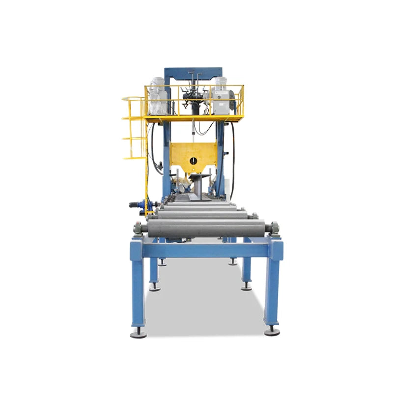 Factory Price High Efficiency Automatic Beam Assembling Welding Straightening Machine H Beam Production Line For Sales