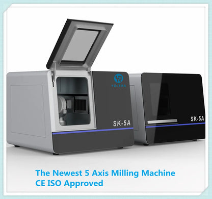Yucera 5 Axis Cad Cam Dental Milling Machine Zirconia Special Milling Machine Fresadora Equipment for Dental Laboratory