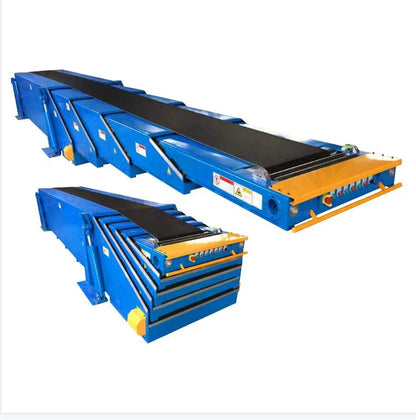 LIANGZO Hot Sale Pvc Automatic Telescopic Belt Conveyor  For Loading And Unloading