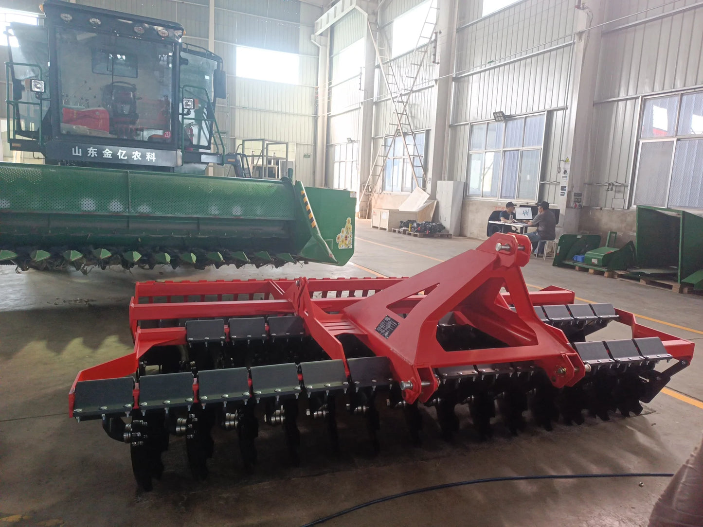 middle duty 1ZLX-2.7 3.2 meter disc harrow  power  Combination Tillage  land breaking leveling machine tillage tiller machine