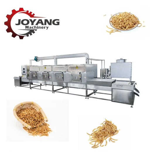 Commercial Microwave Dryer Oven For Insects Worms Dehydrator Machine For BSF Larvae