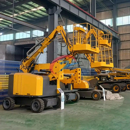 10-20M hydraulic diesel/electric boom lift mobile arm articulated man work platform