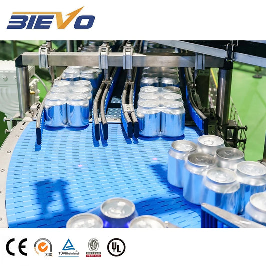 Automatic Energy Drinks Fruit Juice Carbonated Beverage Filling Line Aluminum Can Filling Machine