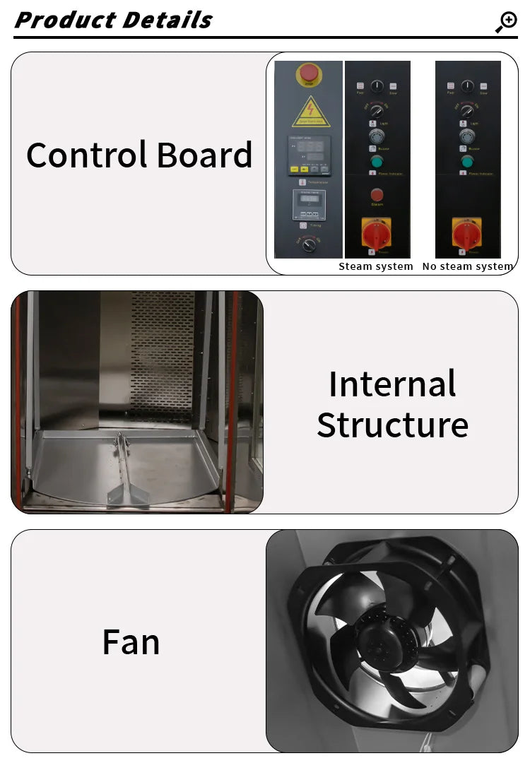 Industrial Food Baking Machine Tunnel Baking Oven Combination Rotary Oven with Trolley
